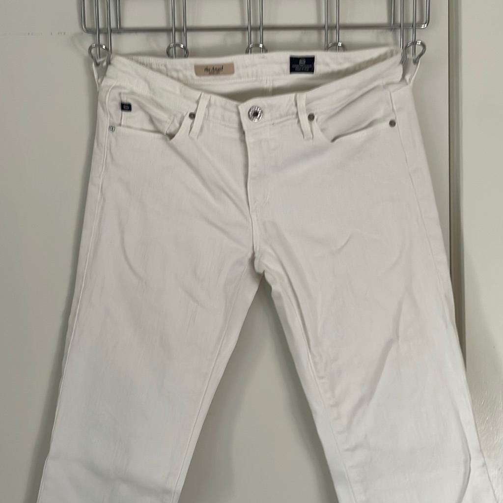 Ag Jeans Angel Bootcut In Classic White. Great Condition. Size 28
